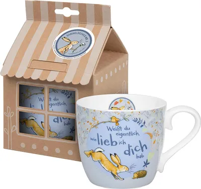 Produktbild von KÖNITZ Kaffeebecher Sammeltasse Nr.1 Weisst du eigentlich wie lieb ich dich hab
