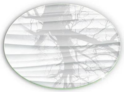 Produktbild von Glas Grabkerzen Untersetzer Motiv Gummifüße - 30 cm - Moderne Struktur