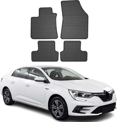 Immagine prodotto di 2015-2025 Renault Megane tappetini in gomma nera 4 pz