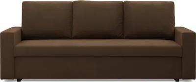 Produktbild von Sofa mit Schlaffunktion NEO, Wohnzimmer Couch 3-Sitzer 220x92cm Bonell, Dunkelbraun