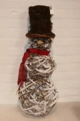 Produktbild von Goodwill Weihnachtsmann mit Beleuchtung Weiß-Schwarz-Rot H 75 cm