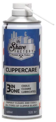 Zdjęcie produktu dla The Shave Factory - Clippercare Spray 3In1 - Spray Do Maszynek 3W1 400 ml