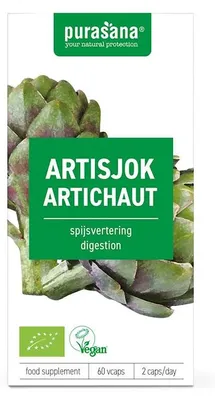 KARCZOCH EKSTRAKT BIO (300 mg) 60 KAPSUŁEK - PURASANA