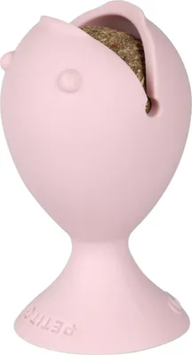 Produktbild von Duvo+ Petit Puffi Knabberspielzeug mit Katzenminzeball rosa