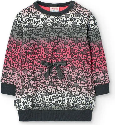 Produktbild von Boboli Fleece Printed Kleid Mehrfarbig 18 Months Mehrfarbig 18 Months