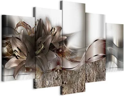 Produktbild von Italienischer Leinwand Leinwandbild - Extraordinary Alliance 225x112.5 cm Blumen b-A-0273-b-o