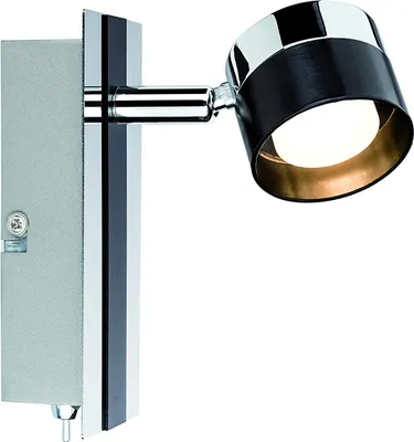 Zdjęcie produktu dla Paulmann lampa sufitowa LED 1x3W Stage 230V, czarny/chrom
