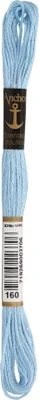 Produktbild von Anchor Sticktwist 4635000-00160 blau Stickgarn, 100 % Baumwolle