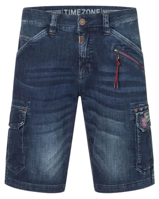 Produktbild von Timezone Denim Bermuda Jeans Shorts mit Cargo-Taschen Größe: 31W