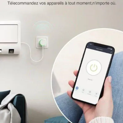 Produktbild von Smart Connected Steckdose WiFi 2.4GHz 16A Weiss + 2 USB 2.1A Ports (2er Pack)