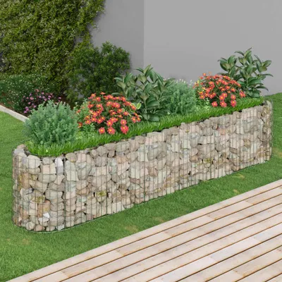 Produktbild von Maison Exclusive - Gabionen-Hochbeet Verzinktes Eisen 260x50x50 cm