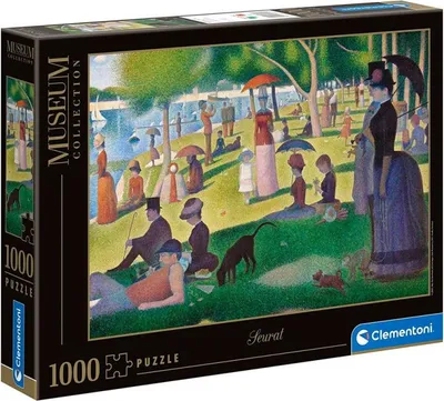Obrázok produktu pre Múzejná zbierka: Seurat - Nedeľné popoludnie na ostrove La Grande Jatte (1000 dielikov) - Clementoni 39613 - (Hračky / Puzzle)