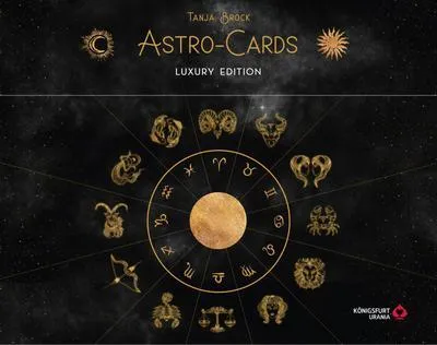 Produktbild von Astro-Cards - Luxury Edition - Box u. Karten mit Goldprägung/Goldschnitt, limitierte u. nummerierte Ausgabe