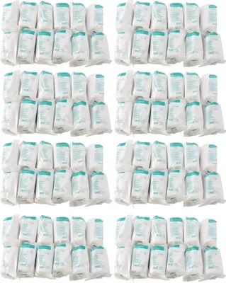 Produktbild von SEVICO Gipsbinden Babybauch Rollen 96er Set - 96x Gips Binden 10 cm x 300 cm Babybauch Gipsabdruck Gipsverband G33 96STK