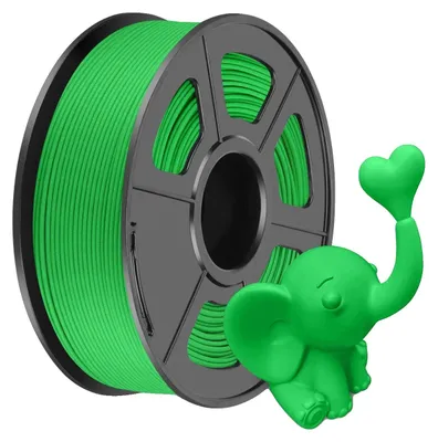 Image de filament pour imprimante 3D, matériau PLA, 1,75 mm de diamètre, vert