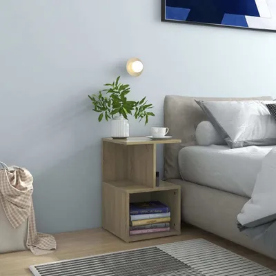 Obrázek produktu pro vidaXL Noční stolky 2 ks dub Sonoma 35x35x55 cm výrobek z odvozeného dřeva