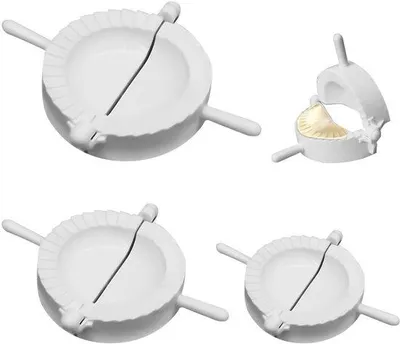 Zdjęcie produktu dla Zestaw foremek do pierogów, 3 sztuki, 6,8 cm, 7,8 cm, 8,8 cm, tworzywo sztuczne