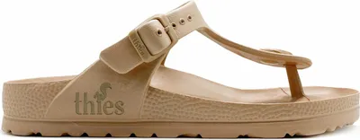 Produktbild von Damen Zehentrenner Sandalen ultraleicht bequem vegan Bronze aus recyceltem EVA