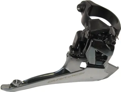 Zdjęcie produktu dla Przerzutka przednia Shimano Dura Ace 31,8 mm zacisk FD9100, 2 x 11 biegów, srebrna