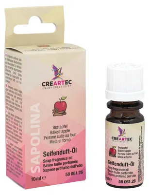 Produktbild von CREARTEC Seifenduftöl Bratapfel 10 ml - zur Herstellung von frisch riechender Seife - 5806126