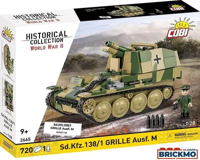 Image de Cobi Historical Collection World War II 2665 Grille Sturmpanzer 38(T) 2665