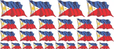 Produktbild von Mini Aufkleber Set - Pack wehend - 4x 51x31mm+ 12x 33x20mm + 10x 20x12mm- selbstklebender Sticker - Philippinen - Flagge / Banner / Standarte fürs Auto, Büro, zu Hause und die Schule - Set of 26