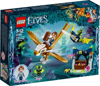 Produktbild von LEGO® Elves Emily Jones und die Flucht auf dem Adler 41190
