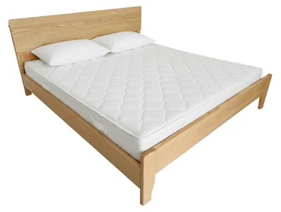 Obrázek produktu pro Kondela Manželská postel Bedia 180x200 cm - přírodní