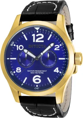 Zdjęcie produktu dla Invicta Specialty 12173 Zegarek Męski - Mechanizm Kwarcowy - Stal Nierdzewna z Niebieską Tarcza - 48 mm