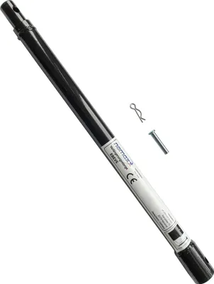 Produktbild von NEMAXX® Erdbohrer Verlängerung 600mm Universal – Ø20mm Innenrohr für benzinbetriebene Erdlochbohrer – Stahl – Querbolzen & Splintsicherung – Schwarz