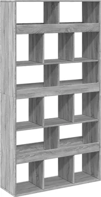 Obrázek produktu pro vidaXL Knihovna Grey Sonoma 100x33x187,5 cm Materiál na bázi dřeva