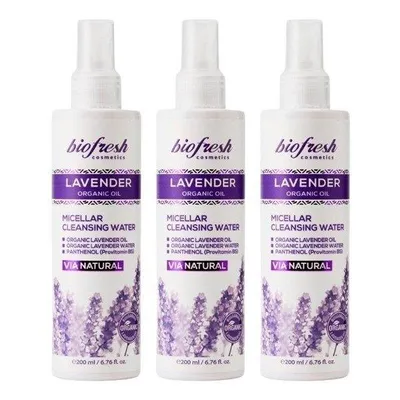 Obrázok produktu pre Biofresh Levanduľová micelárna čistiaca voda 3x200 ml