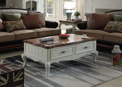 Image de Table basse Table d'appoint Table de salon en bois Tables d'appoint Canapé 121x72