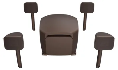 Produktbild von Klipsch Courtyard 4.1 | Outdoor-Lautsprechersystem