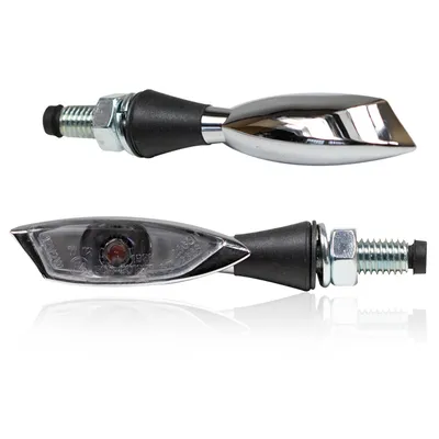 Productafbeelding van LED-knipperlicht met schaduwlicht, aluminium, chroom