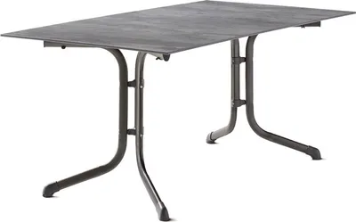 Produktbild von Sieger Boulevard-Klapptisch Polytec 160x90 cm Aluminium