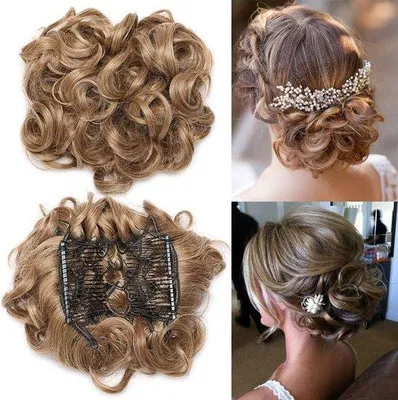 Productafbeelding van Famanu haarstuk met clip, lichtbruin/middelblond - 90 gram