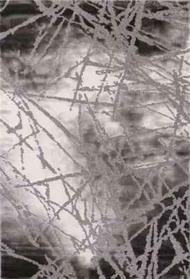 Obrázok produktu pre Koberec do obývačky s krátkym vlasom abstraktný vzhľad v sivej bielej farbe, do obývačky, spálne, kuchyne, rozmery:80x150 cm