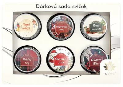 Produktbild von ARÔME Weihnachtsgeschenk-Set mit Duftkerzen