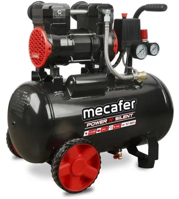 Zdjęcie produktu dla Bezhałasowa Sprężarka 24 L 1,5 Km Power Silent – Mecafer – 425623