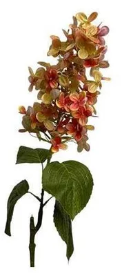 Obrázek produktu pro Umělá květina hortenzie kužel 75cm oranžová