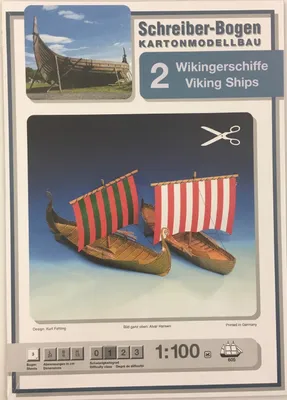 Produktbild von Schreiber-Bogen Kartonmodellbau 2 Wikingerschiffe