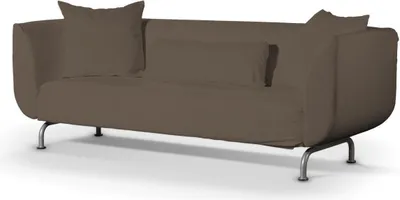 Produktbild von Dekoria Bezug für Strömstad 3-Sitzer Sofa, braun, Bezug für Sofa Stromstad 3-sitzer