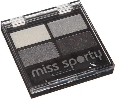 Produktbild von Miss Sporty Studio Farb-Quattro Lidschatten, 5g Smoky Schwarz