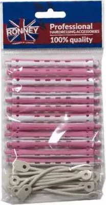 Produktbild von RONNEY Professional Dauerwellen Lockenwickler - Cold Wave Rods - 031- weiß/rosa