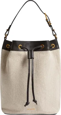 Productafbeelding van Ted Baker schoudertas schoudertas Tashah Belt Detail Canvas Herringbone Shoulder Bag Brn-Choc beige