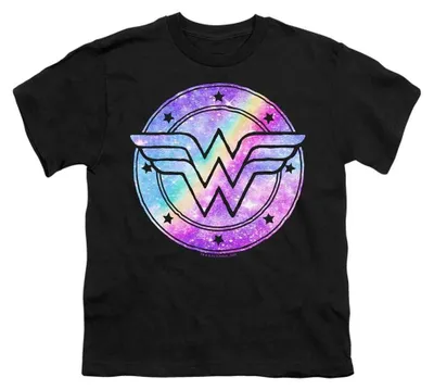 Immagine prodotto di Maglietta per bambini "Unicorno" di Wonder Woman, modello TV37167 (taglia 128), colore nero, Immagine generata dall'IA