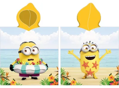 Immagine prodotto di Il poncho per bambini Mimoni Bob impara a nuotare