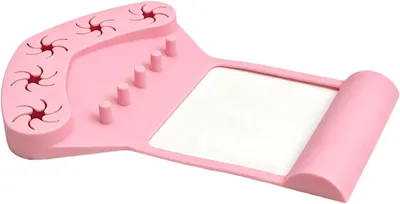 Productafbeelding van Siliconen nagelarmsteun met vingerafstandhouder en lijmrek