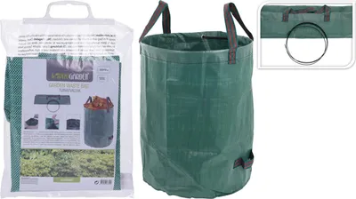 Produktbild von ProGarden Gartenabfallsack GARTENSACK zum Aufsammeln von Laub Gras Unkraut mit Griffen 125l